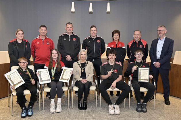 Civic reception for Banbridge Boxing Club