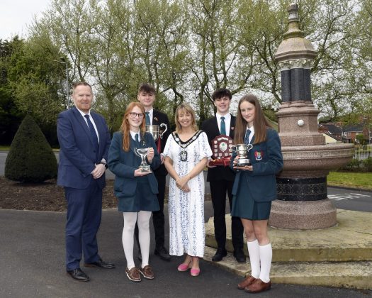 Lord Mayor hosts reception for Banbridge Academy hockey teams