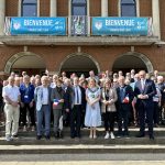 The Lord Mayor, Alderman Margaret Tinsley welcomes a delegation of distinguished guests from Ruelle-sur-Touvre in France to Banbridge Civic Centre as part of the celebrations to mark the 30th anniversary of the twinning of both towns.