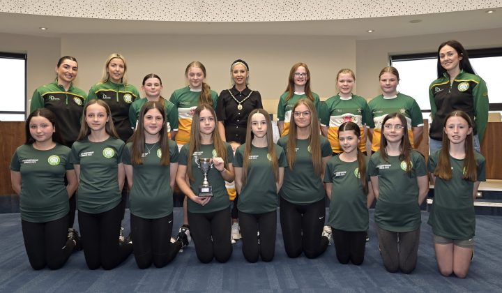 Civic reception for St Pauls GFC Lurgan U12.5 girls