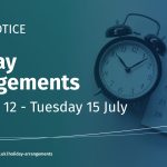 Holiday arrangements