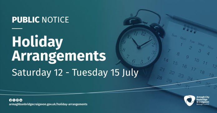 Holiday arrangements