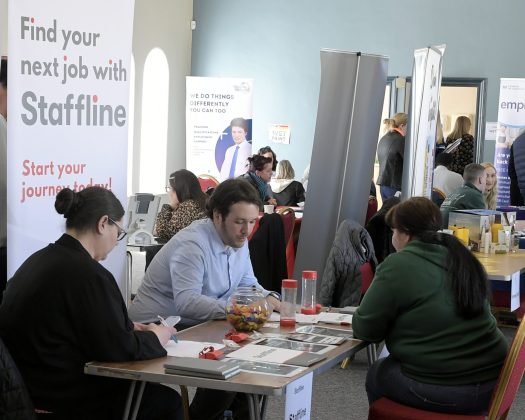 Job seekers and businesses meet at the Lurgan Job Fair
