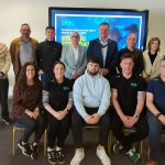 A large group of people attending the Southern Area Men's Health Conference at Lough Neagh Discovery Centre.