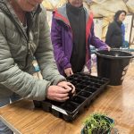 The first No Dig workshop of 2025 was held at Kinnego Bushcraft Community Garden in Oxford Island