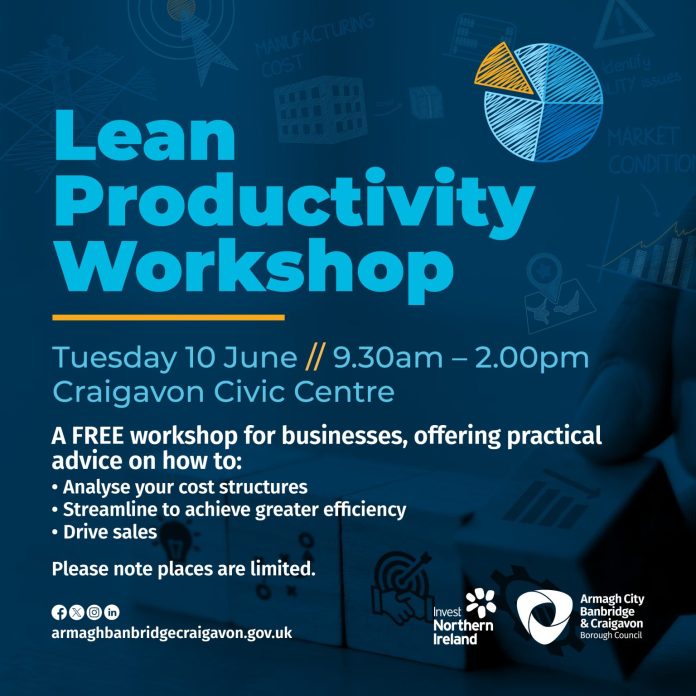5047. LEAN PRODUCTIVITY WORKSHOP 1080x1080 v3