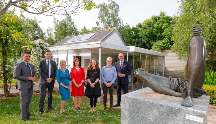 Delegation visits F.E. McWilliam Gallery & Studio to view progress on £4.4m expansion