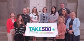 Launching the new Tak£500+ project for 2025 is the Lord Mayor of Armagh City, Banbridge and Craigavon Councillor Sarah Duffy with the Participatory Budgeting Working Group.