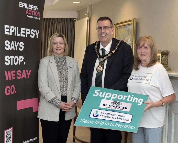 005 Lord Mayor announces chosen charities Small group of people pictured with props