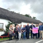 Lord Mayor Alderman Stephen Moutray pictured with Colin, Cristine, and their son Robert Winter, Joanne McElmeel, Trade Liaison Officer at ABC Council, alongside representatives from 22 local tourism providers during a successful familiarisation visit to Dan Winter’s Cottage.