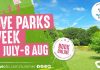Events organised to celebrate Love Parks Week.