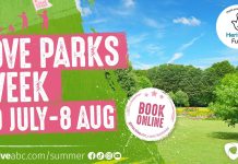 Events organised to celebrate Love Parks Week.