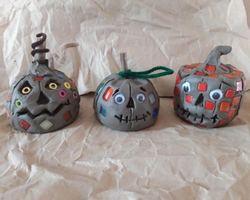Clay Pumpkins
