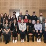 Borough’s inspirational athletes honoured at Junior Sports Awards! Large group of award winners.