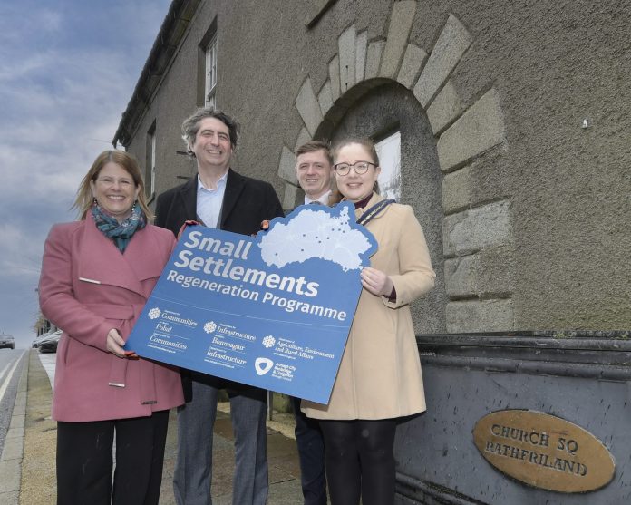 Deputy Lord Mayor, Councillor Jessica Johnston with Elizabeth McIlwaine (DAERA), Paul McNaught (DfC) and Gareth McKenna (Northstone)
