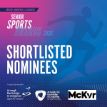 Shortlisted nominees announced for 2026 Senior Sports Awards Poster to announce 2026 senior sports awards nominees