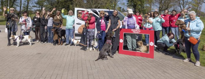 Rosie's Trust doggie dander 12 Armagh City, Banbridge & Craigavon (ABC) Borough Council have joined forces with the charity Rosie’s Trust for the pilot project which involves five dog waste bag dispensers installed in council-run parks.