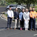 Deputy Lord Mayor, Councillor Jessica Johnston joined local councillors, council officers and the contractors on a visit to the newly resurfaced park.