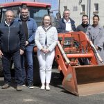 Deputy Lord Mayor, Councillor Jessica Johnston joined elected members from the Armagh area, contractors and council officers on a visit to the work at Ardmore and Cathedral Road pitches.