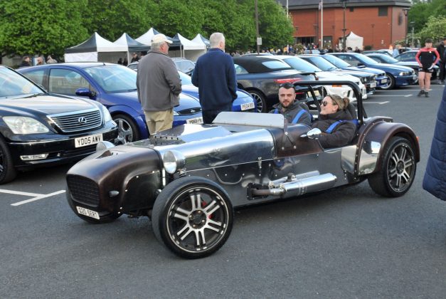 Kenny and Sophie Anderson from Portadown in their Robin Hood 2B Kit Car.