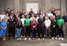 Local and international volleyball athletes welcomed at Civic Reception