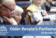 Older People’s Parliament is taking place in Stormont on Thursday 15 October, 2026.