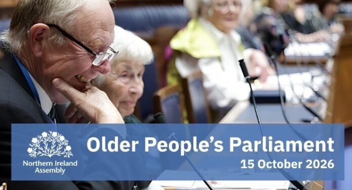 Older People’s Parliament is taking place in Stormont on Thursday 15 October, 2026.
