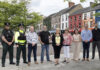 Partners unite to support Open for Business across Borough Town Centres Joining the Lord Mayor, Councillor Mary O’Dowd in Portadown Town Centre are PSNI Chief Inspector, Charlie Caldwell, PSNI District Commander, Brendan Green, Deputy Lord Mayor, Alderman Lavelle McIlwrath, Anthony Alfred, Numa Restaurant, Portadown, Chair of Portadown Chamber of Commerce, Geraldine Lawless, Councillor Julie Flaherty, Chair of the Economic Development and Regeneration Committee, Councillor Kyle Savage and Councillor Kyle Moutray.