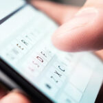 Beware of Car Park Text Scam Person texting
