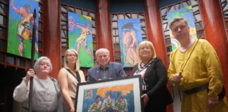 Local Artist Brian Vallely Brings Ulster Legends to Life at Navan Centre