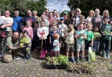 Nature and nurture at Family Gardening Workshop The Family Gardening Workshop held in the Natural World Products No-Dig Garden at the Bushcraft Centre, Kinnego, Oxford Island.