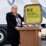 Lord Mayor of ABC Borough, Councillor Mary O’Dowd launches the Bin Changes campaign.