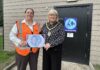 Lord Mayor of ABC Borough, Cllr Mary O’Dowd is pictured with Karen Oliver, Manager at Gosford Forest Park and the award for the Best Changing Places Toilet.